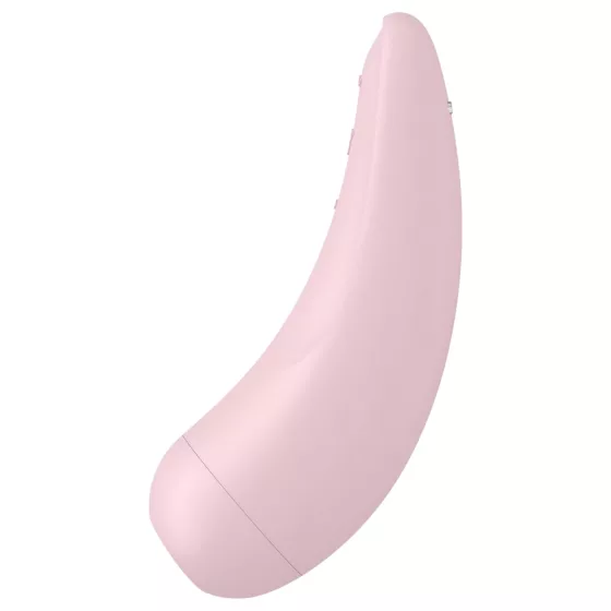 Satisfyer Curvy 2+ - App-controlled air pulse clitoral stimulator (pink)