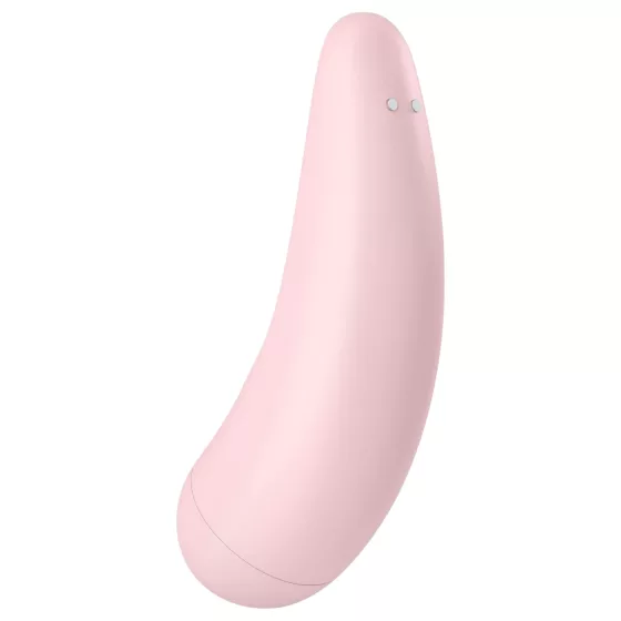 Satisfyer Curvy 2+ - App-controlled air pulse clitoral stimulator (pink)