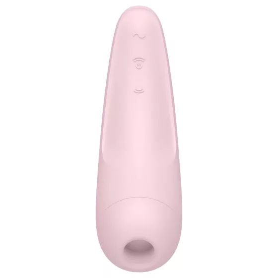Satisfyer Curvy 2+ - App-controlled air pulse clitoral stimulator (pink)