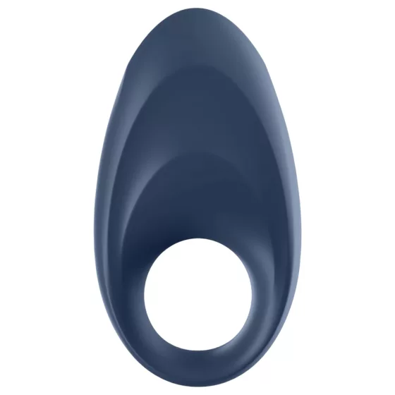 Satisfyer Mighty One - App-controlled vibrating penis ring for men (blue)