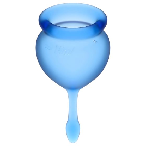 Satisfyer Feel Good - Menstrual Cup Set (Blue) - 2 Pack