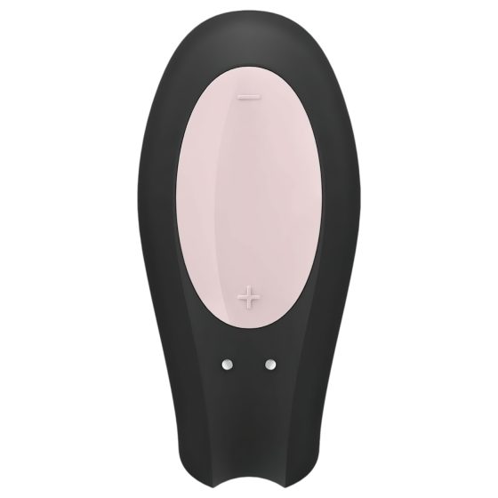 Satisfyer Double Joy - Smart Waterproof Couples Vibrator (Black)
