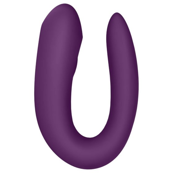 Satisfyer Double Joy - Smart, Waterproof Couple's Vibrator (Purple)