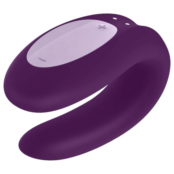 Satisfyer Double Joy - Smart, Waterproof Couple's Vibrator (Purple)