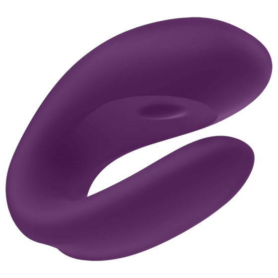 Satisfyer Double Joy - Smart, Waterproof Couple's Vibrator (Purple)