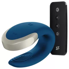 Satisfyer Double Love - Smart Couple's Vibrator (Blue)