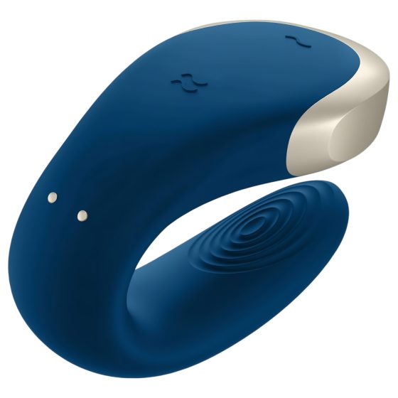 Satisfyer Double Love - Smart Couple's Vibrator (Blue)