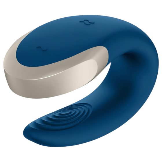 Satisfyer Double Love - Smart Couple's Vibrator (Blue)