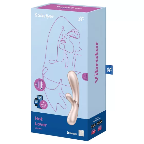 Satisfyer Hot Lover - App-controlled vibrator (silver)
