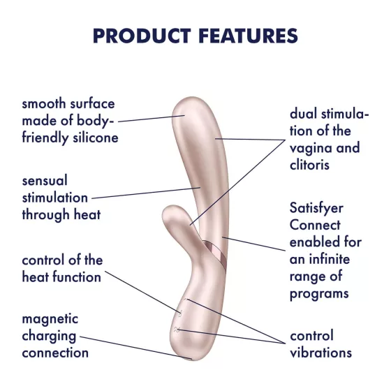 Satisfyer Hot Lover - App-controlled vibrator (silver)