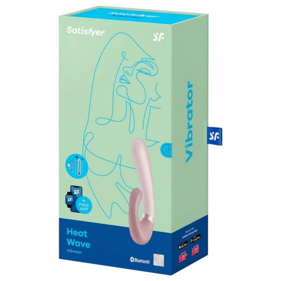Satisfyer Heat Wave - Smart Warming Wand Vibrator (Beige)