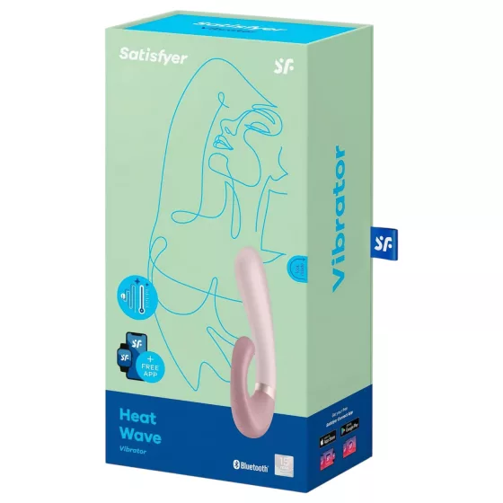 Satisfyer Heat Wave - App-controlled warming vibrator (beige)