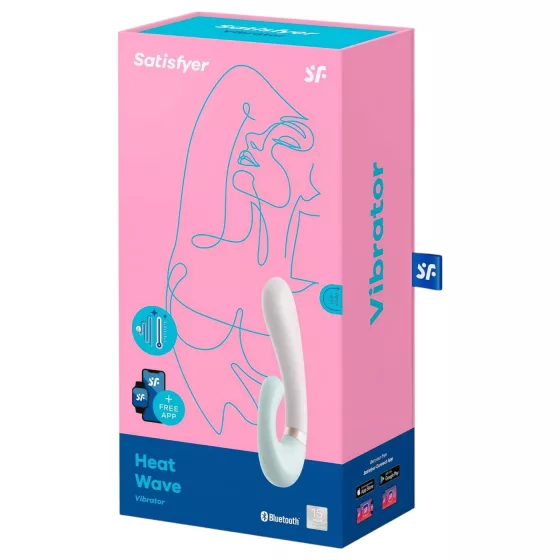Satisfyer Heat Wave - Smart Warming Vibrator with Arm (Mint)