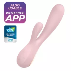 Satisfyer Mono Flex - Smart Waterproof Vibrator (Pink)