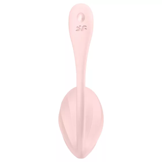 Satisfyer Ribbed Petal - remote control vibrating egg (pink)