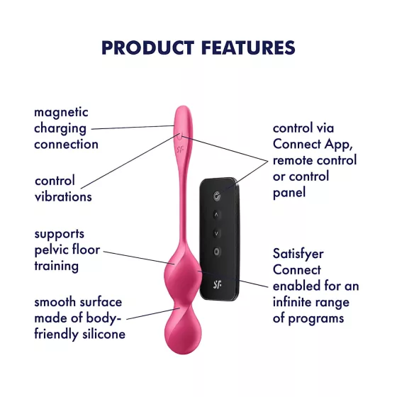 Satisfyer Love Birds 2 - Smart Vibrating Pleasure Balls (Pink)