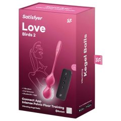   Satisfyer Love Birds 2 - Smart Vibrating Pleasure Balls (Pink)