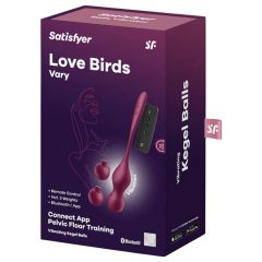   Satisfyer Love Birds Vibe - Smart, Adjustable Kegel Ball (Red)