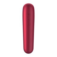   Satisfyer Dual Love - smart, rechargeable, waterproof vaginal and clitoral vibrator (red)