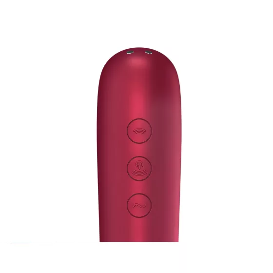 Satisfyer Dual Love - Smart Red Vibrator for G-Spot & Clitoral Pleasure