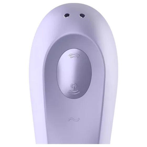 Satisfyer Dual Pleasure - App-controlled air pulse 2-in-1 vibrator (purple)