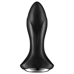 Satisfyer Rotator Plug 1 - Beaded Anal Vibrator (Black)