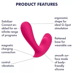 Satisfyer Top Secret - App-controlled vibrator (pink)