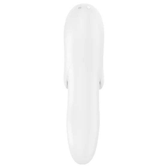 Satisfyer Bold Lover - Rechargeable Waterproof Finger Vibrator (White)