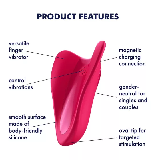Satisfyer High Fly - rechargeable, waterproof clitoral vibrator (pink)