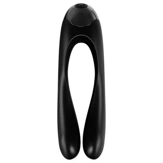 Satisfyer Candy Cane - Rechargeable, Waterproof Dual Vibrator (Black)