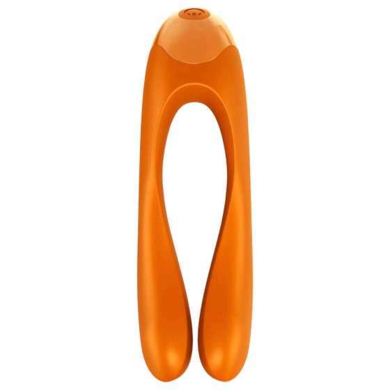 Satisfyer Candy Cane - Rechargeable, Waterproof Dual Vibrator (Orange)