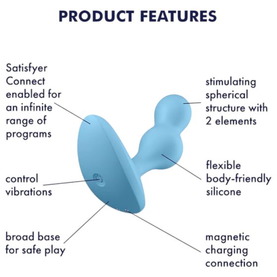 Satisfyer Deep Diver - Smart Anal Vibrator (Blue)