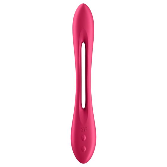 Satisfyer Elastic Joy - Red Rechargeable Flexible Couple's Vibrator