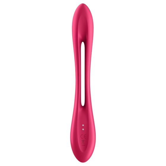 Satisfyer Elastic Joy - Red Rechargeable Flexible Couple's Vibrator