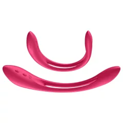   Satisfyer Elastic Joy - Red Rechargeable Flexible Couple's Vibrator