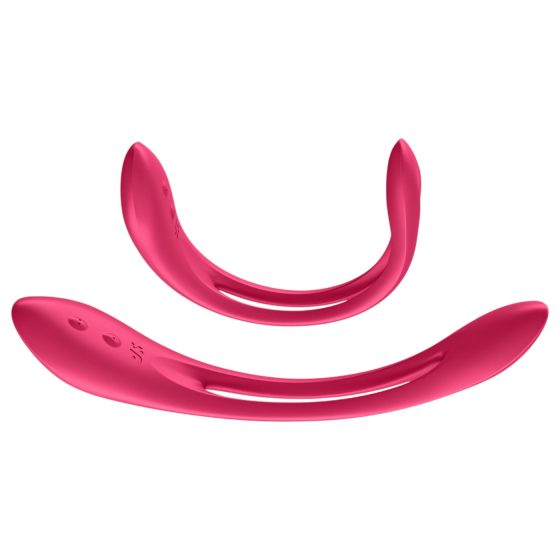 Satisfyer Elastic Joy - Red Rechargeable Flexible Couple's Vibrator