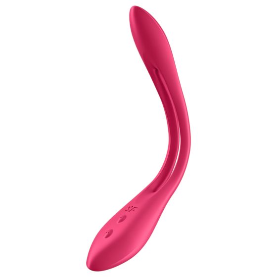 Satisfyer Elastic Joy - Red Rechargeable Flexible Couple's Vibrator