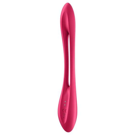 Satisfyer Elastic Joy - Red Rechargeable Flexible Couple's Vibrator