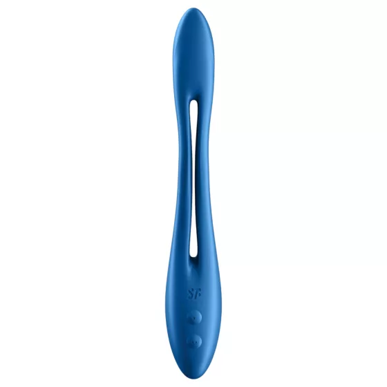 Satisfyer Elastic Game - Rechargeable Flexible Couple's Vibrator (Blue)