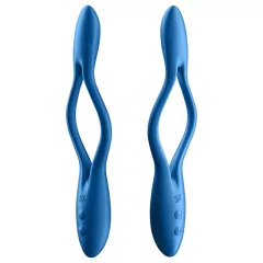   Satisfyer Elastic Game - Rechargeable Flexible Couple's Vibrator (Blue)