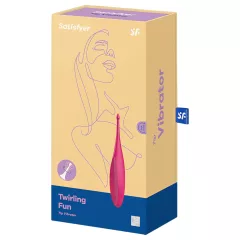   Satisfyer Twirling Fun - Rechargeable, Waterproof Clitoral Vibrator (Pink)