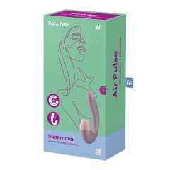   Satisfyer Supernova - Rechargeable Air Pulse 2-in-1 Vibrator (Pink)