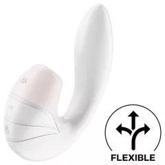   Satisfyer Supernova - rechargeable 2‑in‑1 air‑pulse vibrator (white)