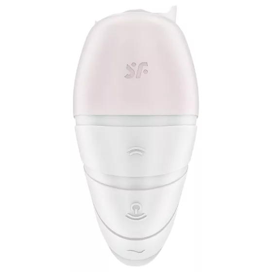 Satisfyer Supernova - Rechargeable Air-Pulse 2-in-1 Vibrator (White)