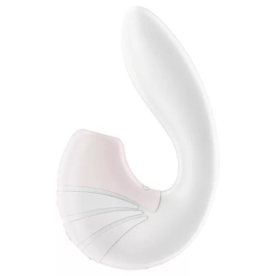 Satisfyer Supernova - rechargeable 2‑in‑1 air‑pulse vibrator (white)