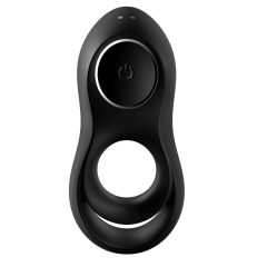   Satisfyer Legendary Duo - battery-operated, waterproof, vibrating penis ring (black)