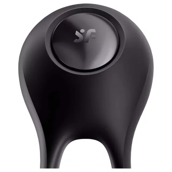 Satisfyer Majestic Duo - rechargeable, waterproof cock ring (black)