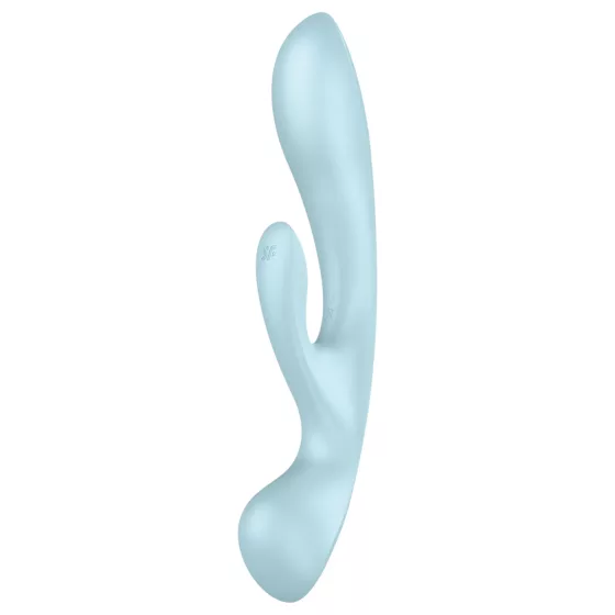 Satisfyer Triple Oh - rechargeable clitoral arm vibrator (blue)