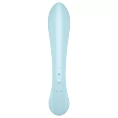   Satisfyer Triple Oh - Rechargeable Clitoral Vibrator with Arm (Blue)