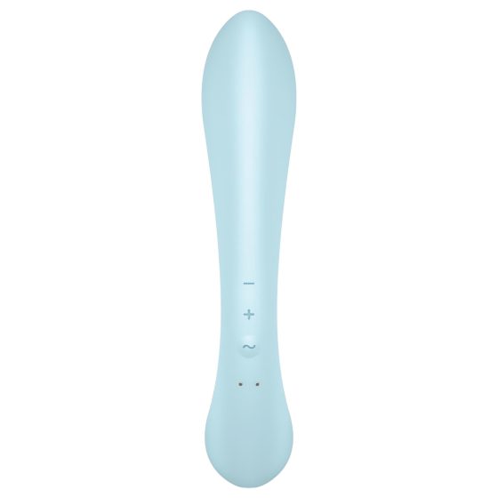 Satisfyer Triple Oh - Rechargeable Clitoral Vibrator with Arm (Blue)